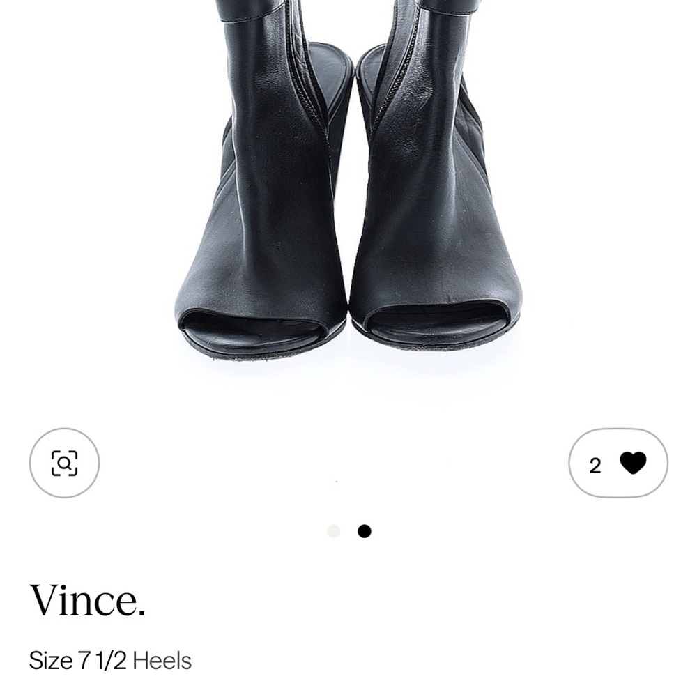 Vince Elegant Black Women's Heels